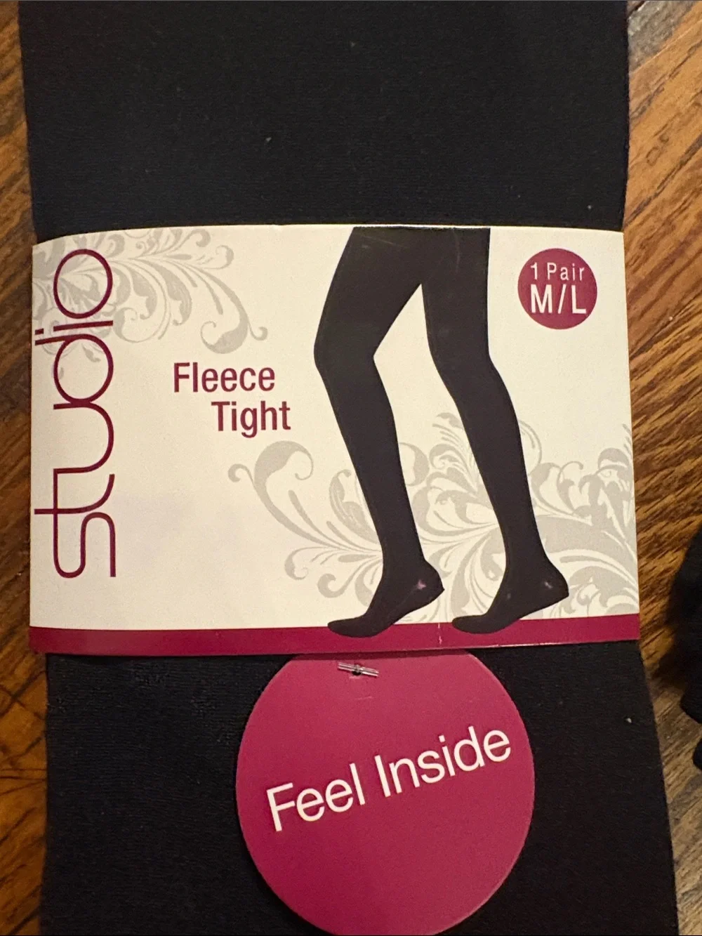 🎉NWT! Studio Black Athletic Thermal Socks & Fleece Tights Set